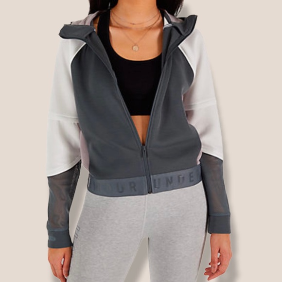 UA Womens Unstoppable Move Light Full Zip Hoodie - Picture 3 of 9